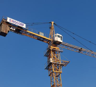China 6T 4t Hammerhead Tower Crane Construção 40m-48m à venda