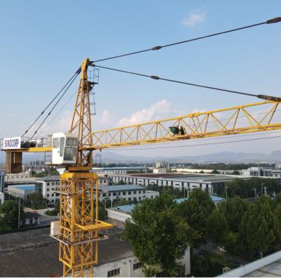 China QTZ6010-6T Hammer Head Tower Crane: Streamline Operations, Improve Efficiency Te koop