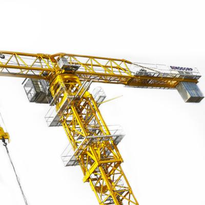 China 7525-10 Factory 20 Ton Tower Crane EXW Price Cabin / Remote Control Mode for sale