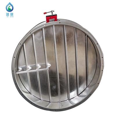 China Contemporary high efficiency and energy-saving regulatory branch galvanized electric heater damper is widely used in hotels, offices, garages, for sale