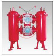 China Filtre el filtro doble del cilindro del sistema de lubricante del aceite de los dispositivos de protección de la baja tensión en venta