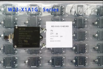 China Pulsador del panel de botón de montaje interruptor térmico de circuito TE interruptor de circuito W23-X1A1G-15 en venta