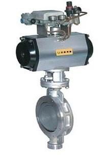 China Sanitary Pneumatic Power Station Butterfly Valve Low Pressure ZSH / SW for sale