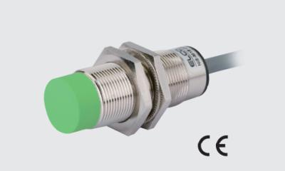 中国 2mケーブルのデジタルRpm表示器の誘導の金属のバレルM18 ELCOセンサーFi5-M18-OD6L 販売のため