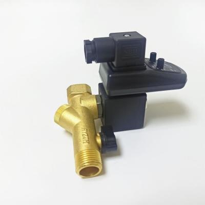 China Dirección automática de cobre amarillo RPT-40-04 de la válvula de desagüe del compresor sola en venta