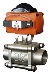 China XQF-2 Explosion Proof Pneumatic Ball Valve For High Performance Ignition System / Steam Pipeline for sale