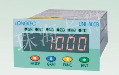 China 6 Bit UNI800 wiegen LED-Anzeige Zufuhr-Steuerpult für Behälter-/Zufuhrbehälterskalen zu verkaufen