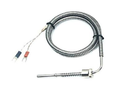 China WRET-01 Type pressure spring fixed type nickel chromium copper nickel thermocouple for sale
