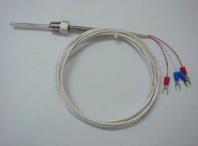 China WZP-200 PT100 RTD Sensor NPT Connector 4 wires Probe 4.0 mm dia x 50 mm length for sale