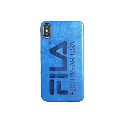 China Skin Footwear Cell Phone Cases With Logo Printed / Leather Iphone 8 Plus Cover for sale