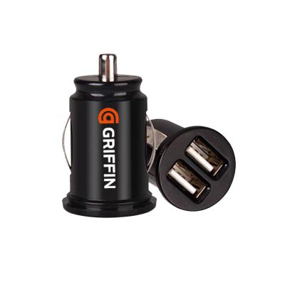 China Black Small Volume Griffin Car Charger Adapter For IPhone And Samsung for sale