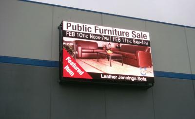 China P10 Display Front Service LED Module Outdoor Advertising Screen Video Showing for sale