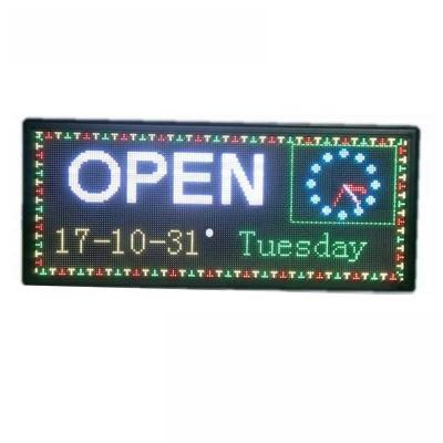 China SMD3535 Programmable Outdoor Wifi LED Sign 5000mcd led sign for car window for sale