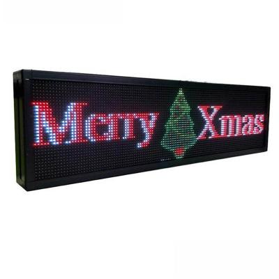 China P10 P5 RGB Full Color LED Window Display Signs For Shop Windows Advertising for sale