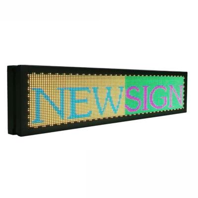 China Wireless USB P5  Taxi message LED Window Display Signs Full Color RGB Programmable for sale