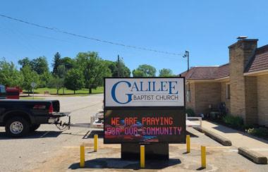 China 48X160 openlucht Digitale Geleide Tekens Te koop