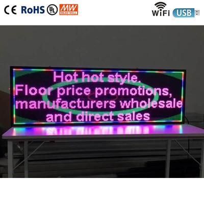 China SMD 3535 Digitaces al aire libre LED firma doble echado a un lado con software programable en venta