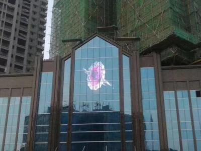 China P10.4 Transparent Glass LED Display Super slim For Shop Window for sale