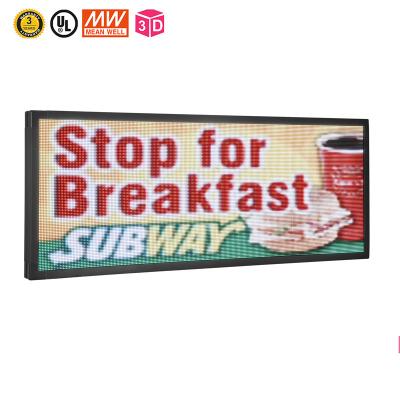 China IP20 Waterproof Programmable Scrolling LED Signs , 5mm LED Scrolling Message Sign for sale