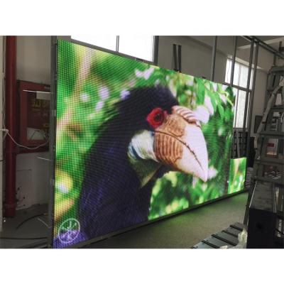China RGB P10 Outdoor Led Video Display 960x960mm Background Synchronization System for sale