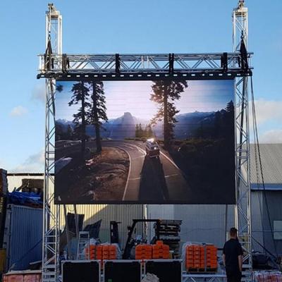 China 128x256dots Outdoor Rental LED Screen , P4.8 Hanging LED Display for sale