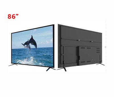 China Tempered Glass Liquid Crystal Display TV 85 Inch LDC Tv 3840x2160 RGB for sale