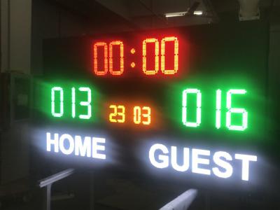China Waterproof P5 RGB LED Score Board With RF Control for sale