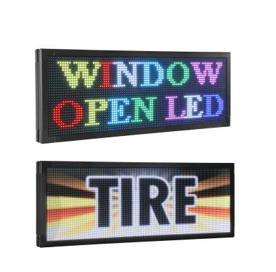 China P4RGB IP65 Rear Window LED Display WIFI Programmable Outdoor LED Sign for sale