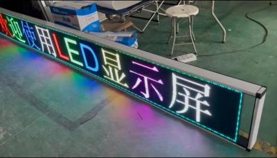 China RoHS Programmable P10 RGB LED Window Signs For Shop for sale