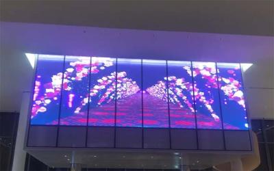 China Veja através do lado que do painel transparente do diodo emissor de luz a iluminação conduziu a exposição para campanhas de marketing à venda