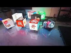 P3 ROCHELT RGB Kubus LEIDENE Vertoning met Module Openlucht Digitale LEIDENE Tekens