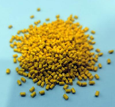 China LDPE Pigment Yellow Colour Master Batch For PE Refuse Bag for sale