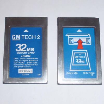 中国 GM TECH2 6 ソフトウェア- GM、OPEL、SAAB、ISUZU、SUZUKI Holden のための 32MB PCMCIA のメモリ・カード 販売のため