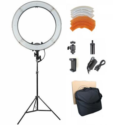 China 55W 5500K 18inch Dimmable LED Ring Light Kit with Carry bag, Light Stand for Video Photography Blogging Portrait for sale