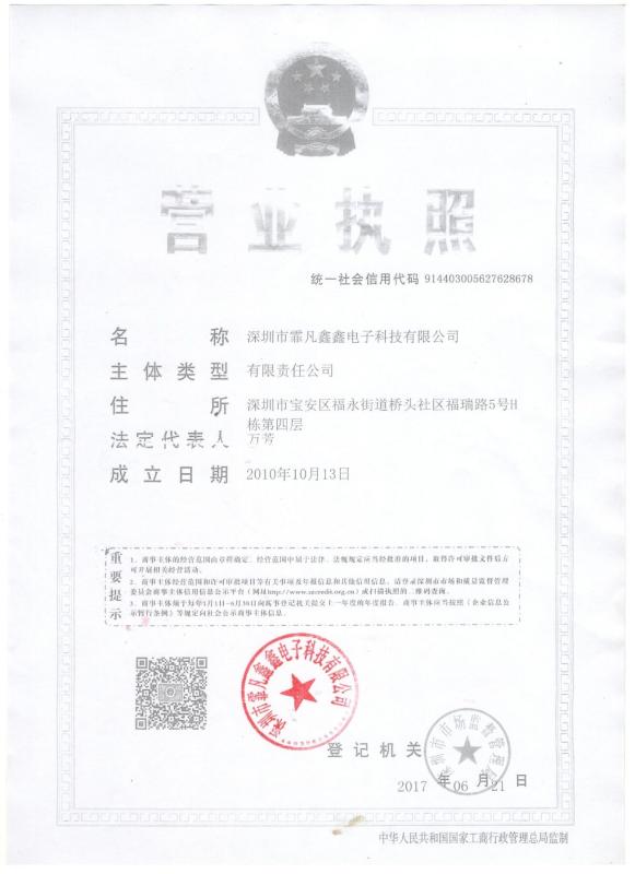 business license - HTEC Instruments Co.,Ltd