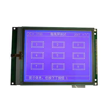 China CCFL Transflective Dot Matrix LCD Display Module RTP Type With Touch Panel for sale