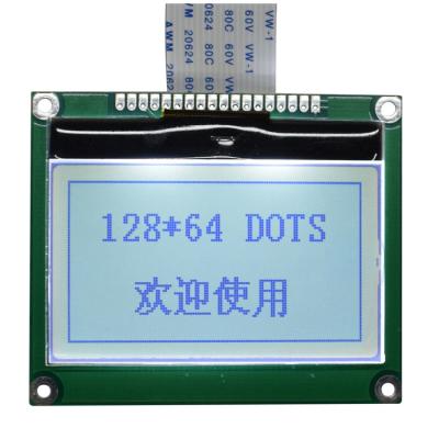 China 128*64 Graphic Dot Matrix COG LCD Display 65*54.5mm For Electronic Tags for sale