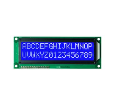 China pantalla LCD negativa azul del módulo STN de la exhibición de carácter de 162G LCD en venta