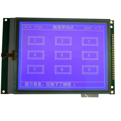 China Flat Rectangle Dot Matrix LCD Display Module 24 / 26 Pins Blue Film Negative Display for sale