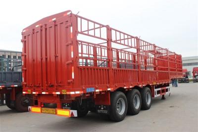 China Factory supplier 3 axle Van Cargo semi Trailer cargo semi gooseneck trailer cargo utility trailer for sale