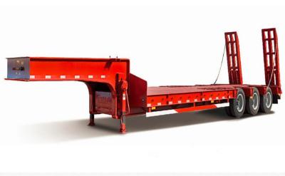China Reasonable Structure Truck Trailer,Export Kenya 3 Axles Lowbed Semi Trailers,Lowboy trailer dimensions Customized for sale