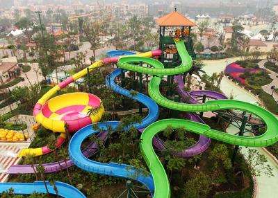 中国 大きいしぶきWaterparkのための水スライド装置の組合せのガラス繊維のプールのスライド 販売のため