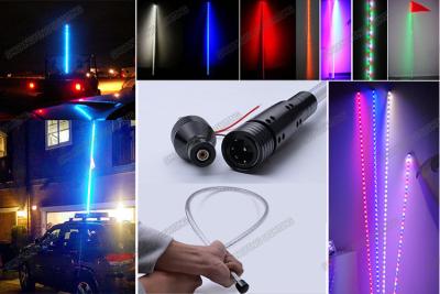 Chine Fouets de couleur d'ATV LED de lumière/lumières de mât de drapeau changeants/de danses 5050 SMD à vendre