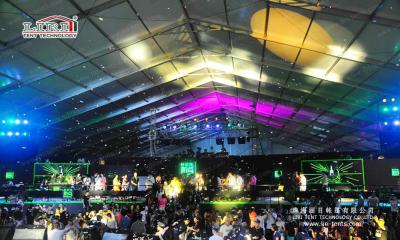 China 50m Huge Aluminum Tent Structure With White PVC Cover For Outdoor Event for sale