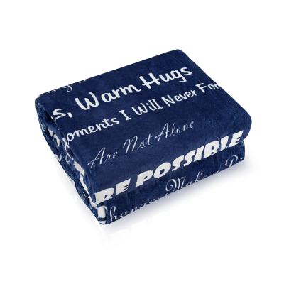 China PORTABLE Warm Throw Blanket - Warm Winter Blankets Home Super Soft - Courage Energy Strength Love Hope Positive Thoughts Dream Blanket for sale