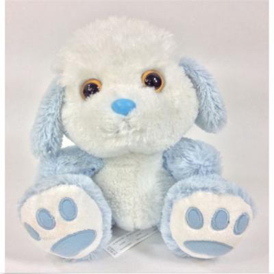 China Unique PV Plush Blue And White Rabbit Plush Toy 10cm Cute Animal Design for sale