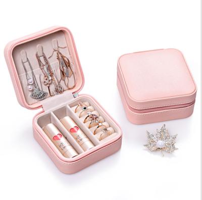China Single Layer Jewellery Organiser Box 12cm 5cm Portable Jewelry Holder for sale