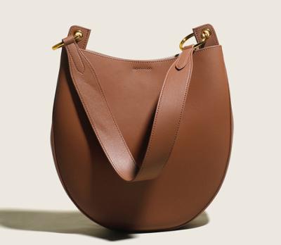 China One Strap Retro Underarm Bag PU Leather Under Armpit Bag for sale