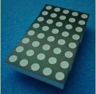 China Common Cathode Display Dot Matrix , 2.4 Inch Led Matrix 5x8 For Digital Information for sale
