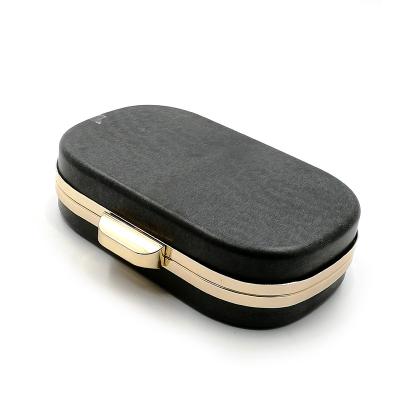 China Simple Metal Clasp Gold Box Clutch Frame Glasses Cases Frame for sale